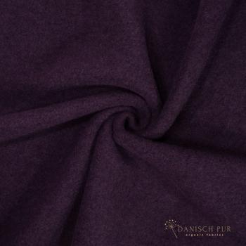 Preview: Bio Wollfleece - Aubergine